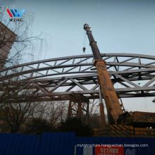 Factory direct supply steel structure cable suspension bridge temporary bridge